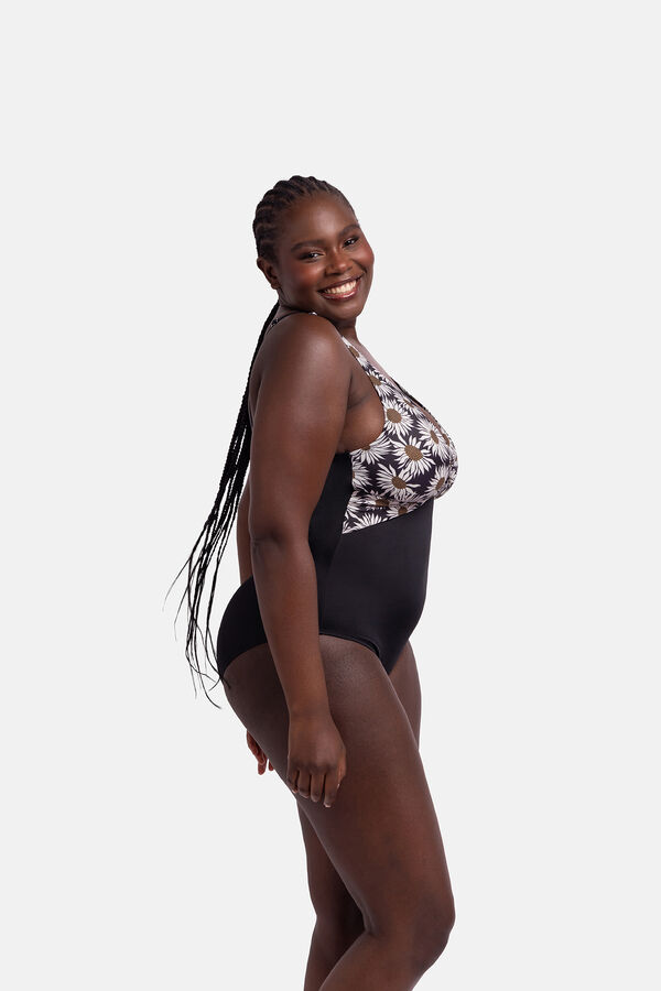 Dorina Fato de banho estampado preto