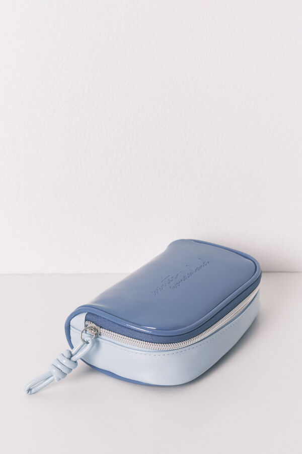 Women'secret Neceser peque&ntilde;o charol azul azul