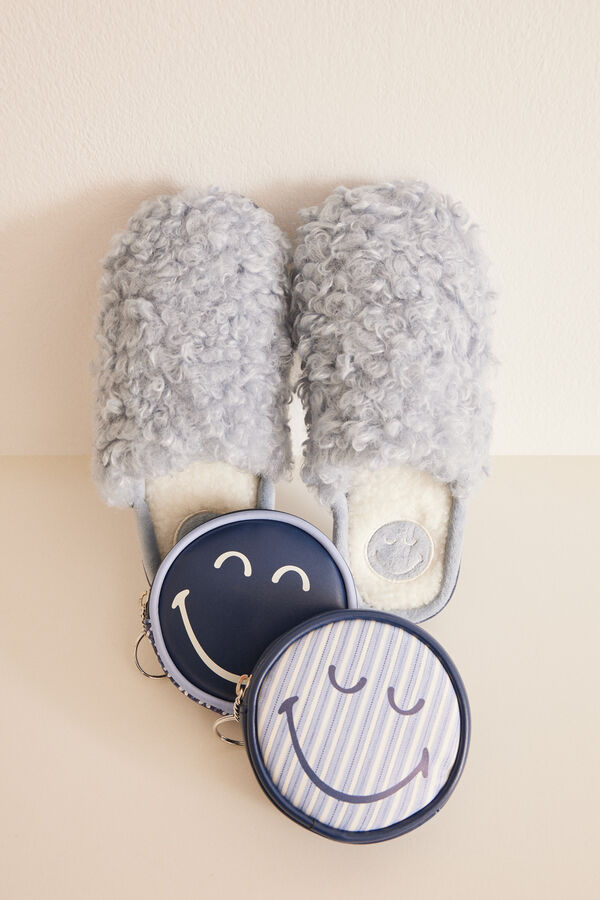 Women'secret Monedero redondo SmileyWorld &reg; azul azul