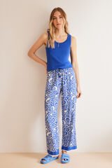 Women'secret Cal&ccedil;as viscose allover conchas azul