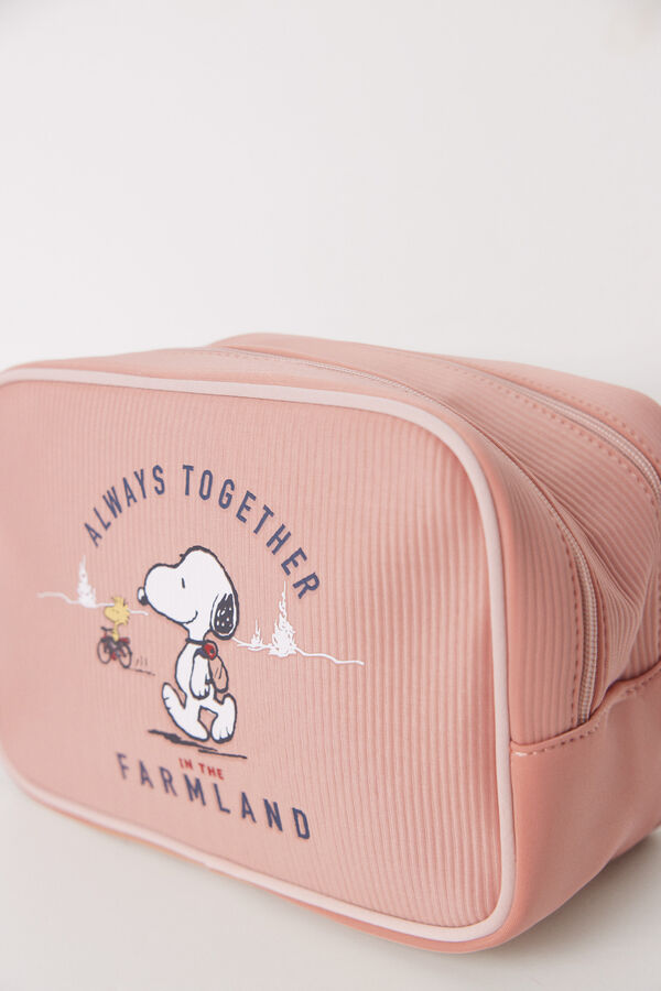 Women'secret Neceser mediano doble Snoopy naranja