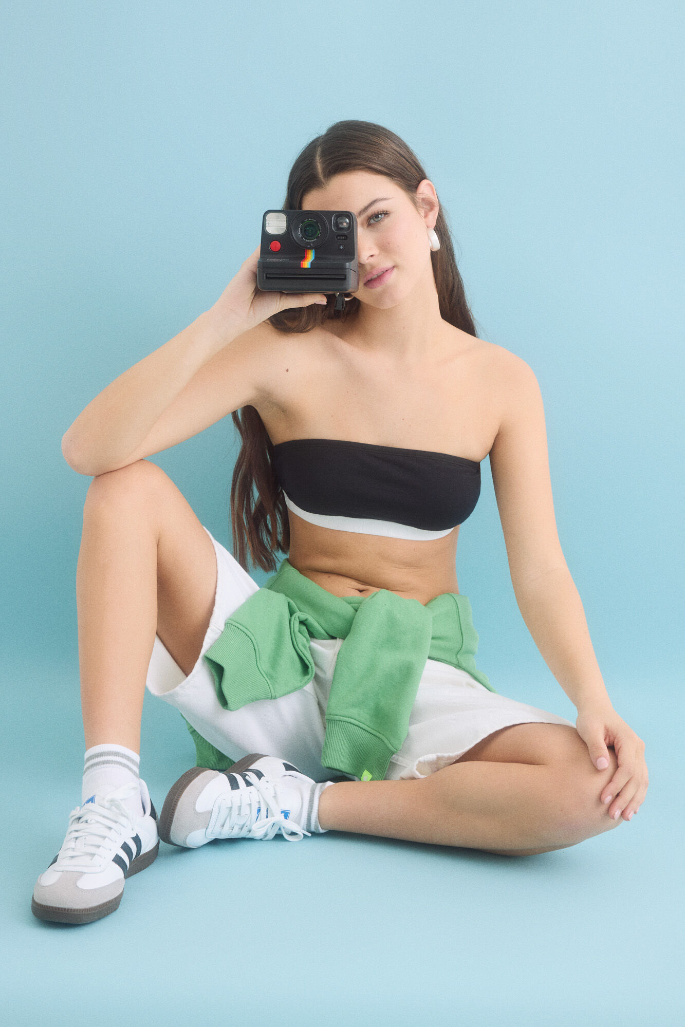 HI&BYE Suti&atilde; cai-cai preto com copas remov&iacute;veis