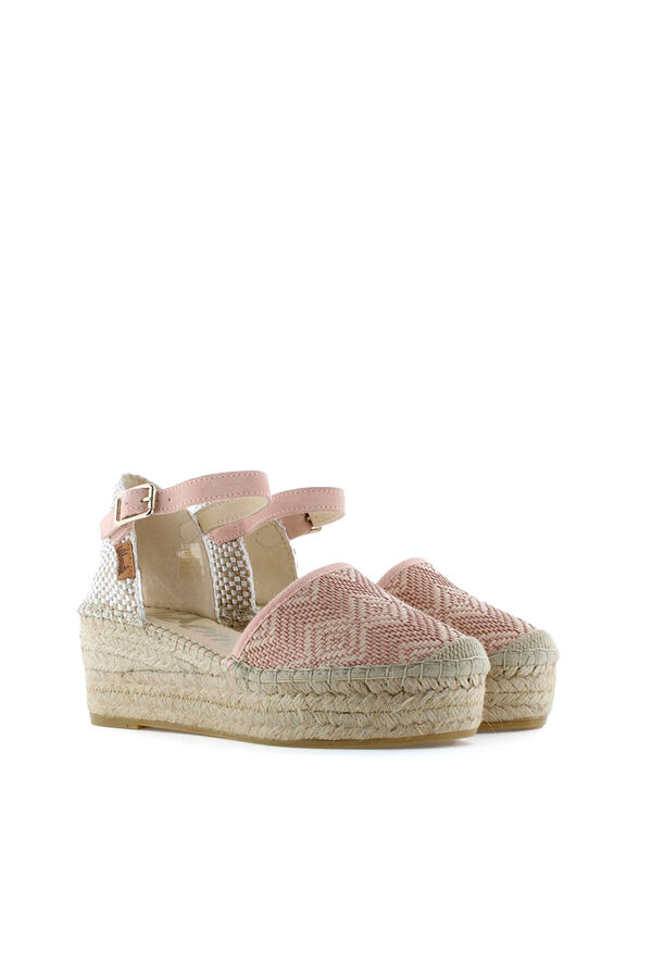 Vidorreta Alpargata cu&ntilde;a de yute rosa