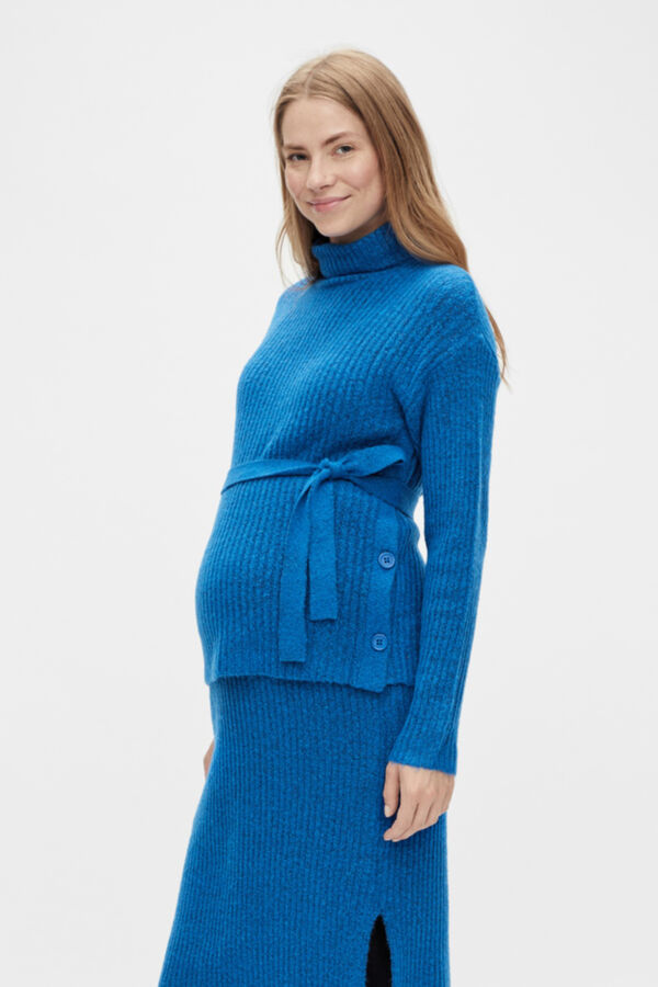 Mamalicious Top de punto, doble funci&oacute;n  azul