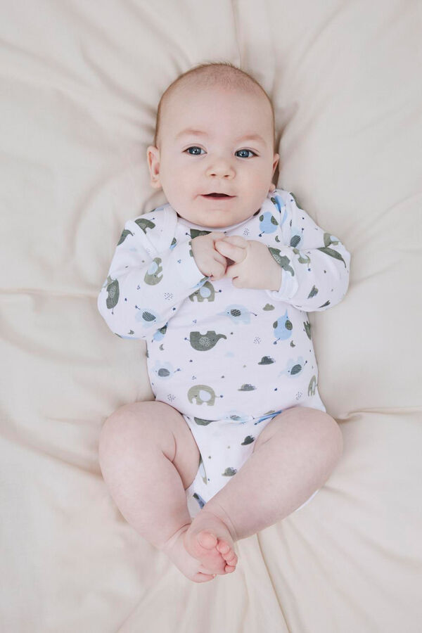 Name it Set 3 bodys elefante beb&eacute; ni&ntilde;o azul