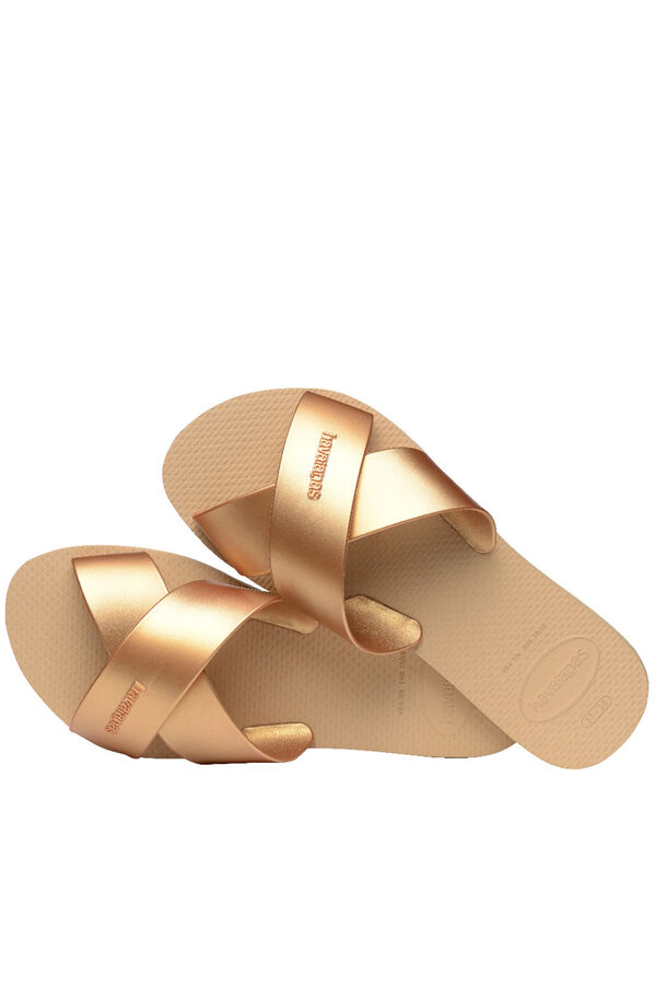 Havaianas Chanclas Hav. Aqua Metallic Dorado/Mostaza amarillo