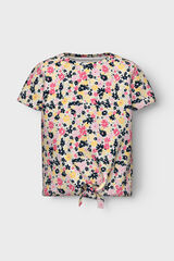 Name it Camiseta niña estampada flores blanco