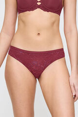 Triumph Braga brasile&ntilde;a de encaje burdeos
