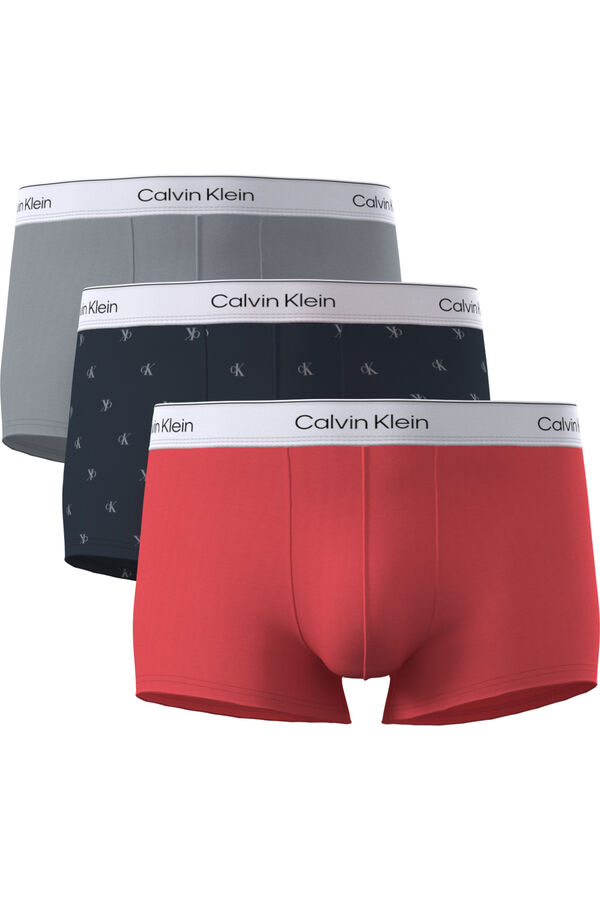 Calvin Klein Pack de 3 b&oacute;xers de tiro bajo - Icon Cotton Stretch estampado