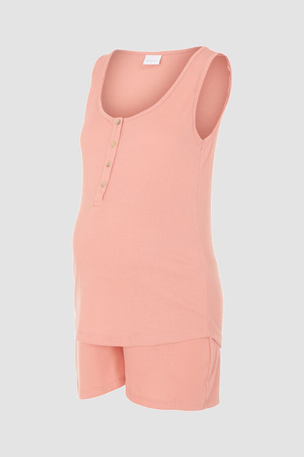 Womensecret Pijama curto dupla função rosa