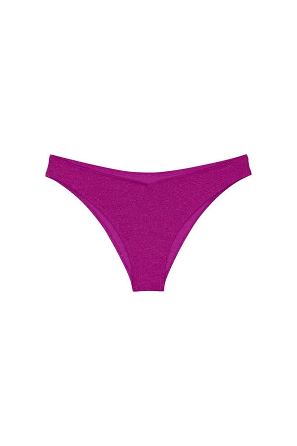 Triumph Cueca de biqu&iacute;ni brasileira em lurex rosa