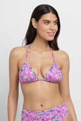Dorina Top bikini triangular relleno ligero Es paradis estampado