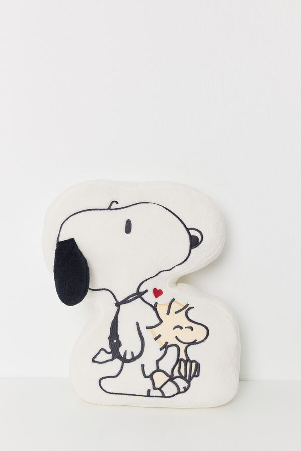 Women'secret Coj&iacute;n s&uacute;per suave Snoopy marfil