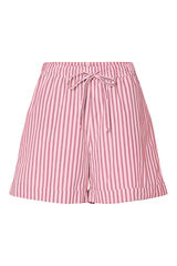 Pieces Shorts riscas borgonha