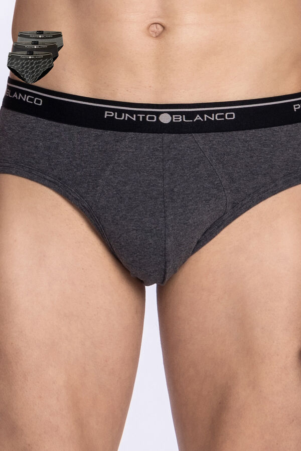 Punto Blanco Pack de 3 slips algod&oacute;n estampado