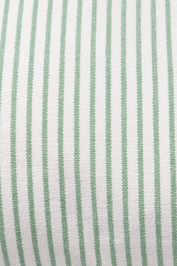 Womensecret Funda cojín rayas algodón 45x45cm. verde