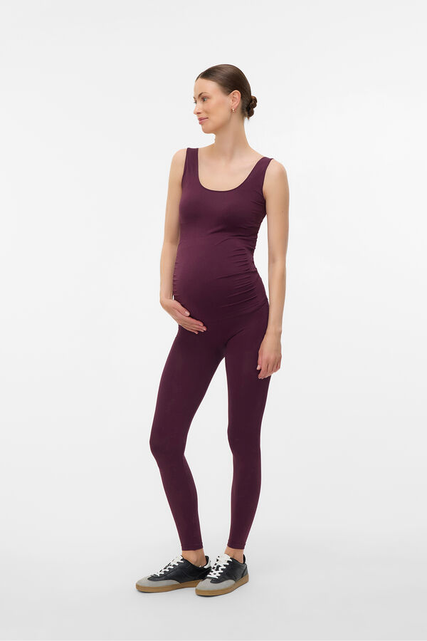 Mamalicious Leggins deportivo Maternity morado/lila