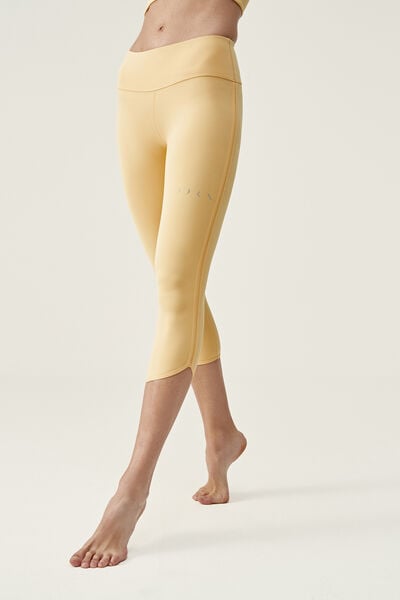 Womensecret Leggings Awat Yellow Sorbet/Off White estampado