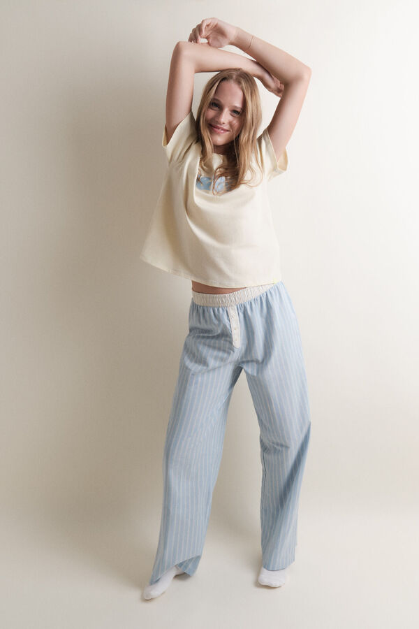 HI&BYE Pijama combinado amarillo amarillo