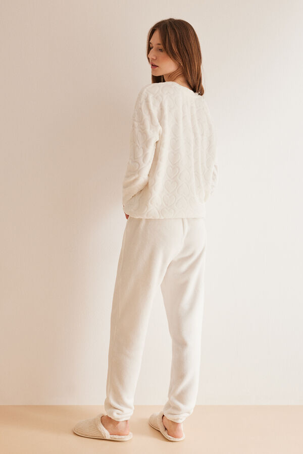 Women'secret Pijama polar Minnie cora&ccedil;&otilde;es bege