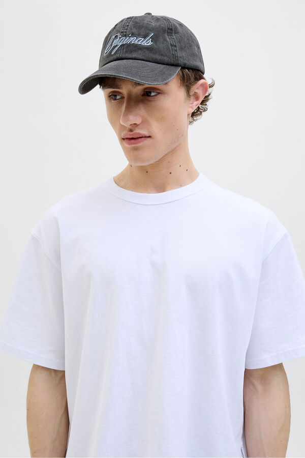 Jack & Jones Gorra texto bordado negro