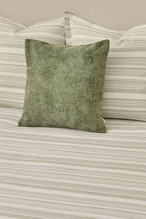 Textura Capa de edredom texturizada verde