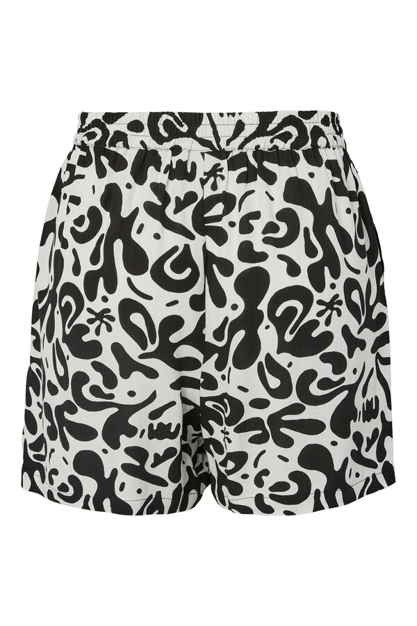 Pieces Cal&ccedil;&otilde;es em viscose ECOVERO&trade; estampados branco