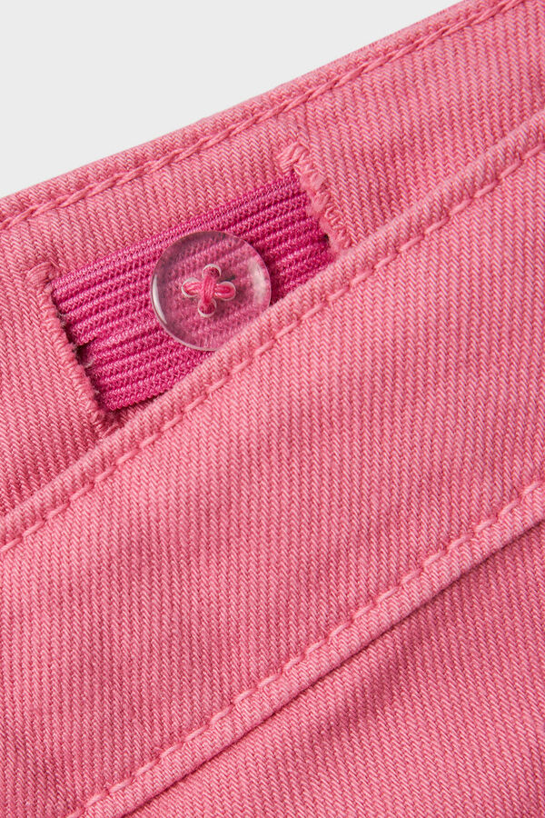 Name it Short com algod&atilde;o liso rosa