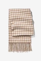 Vilanova Bufanda Estampado Pata de Gallo beige