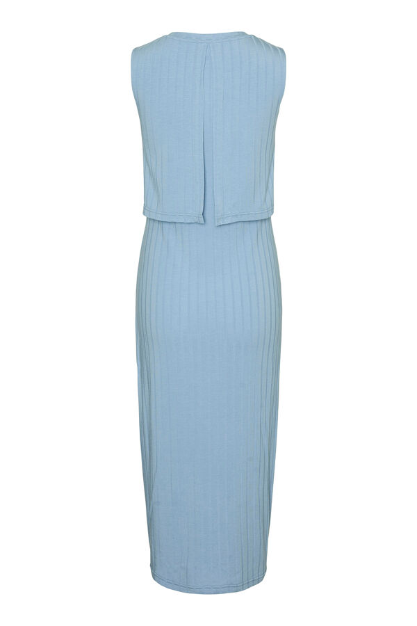 Mamalicious Vestido midi maternity azul