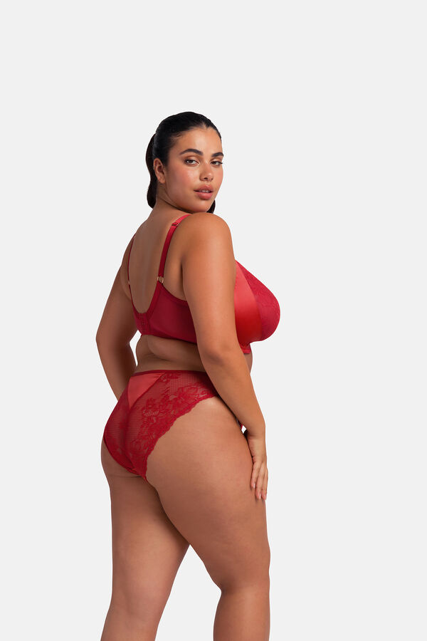 Dorina Renda de renda cl&aacute;ssica vermelho