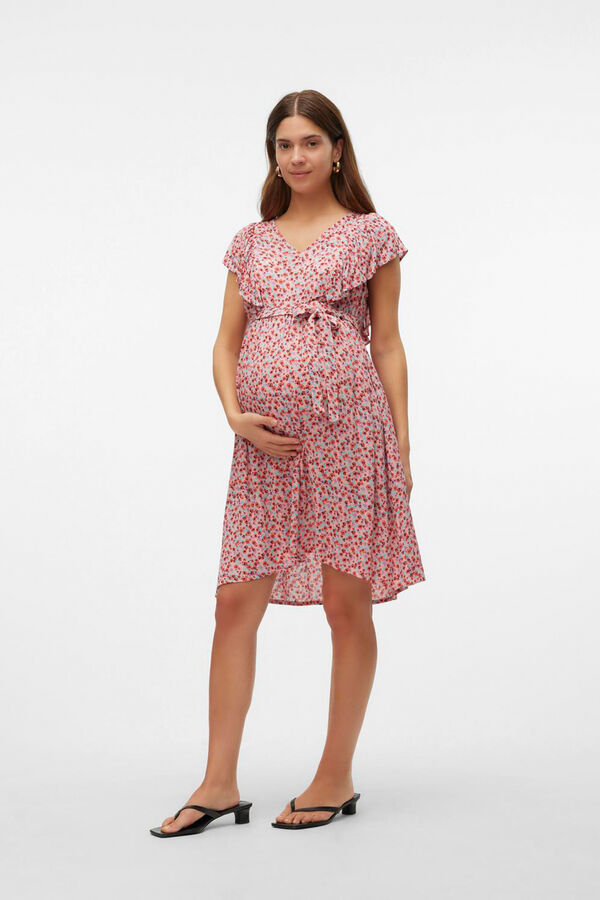 Mamalicious Vestido curto maternity  rosa