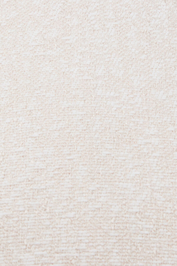 Textura Funda coj&iacute;n terciopelo marfil