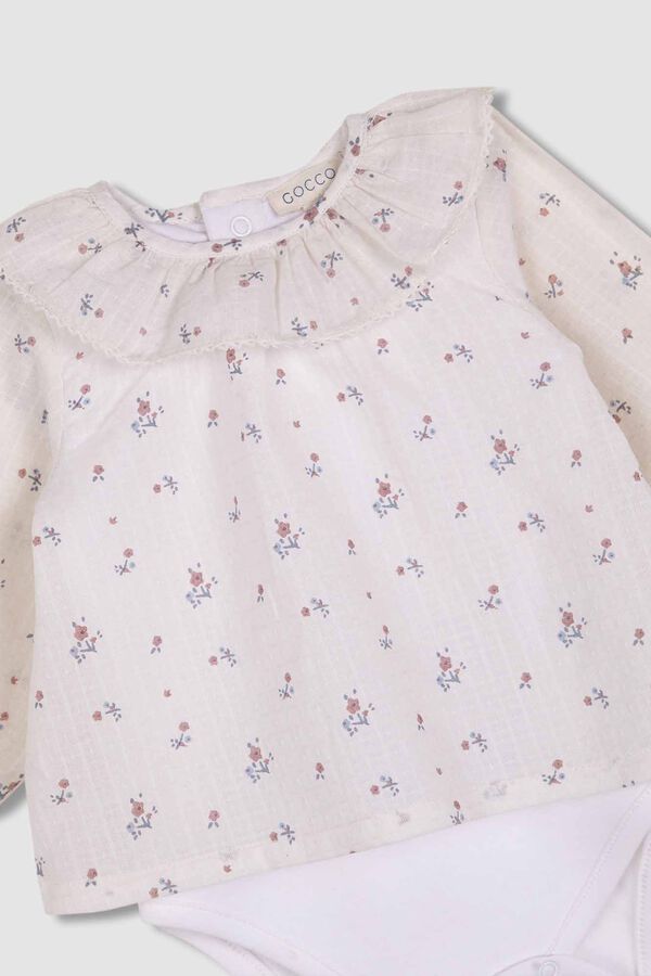 Gocco Camisa body impressa branca branco