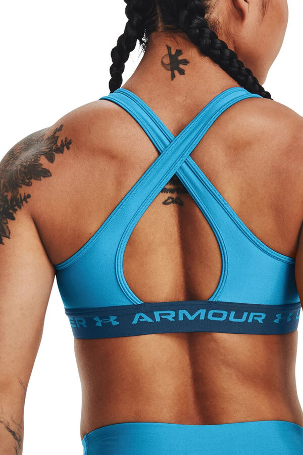Under Armour Soutien UA Crossback Mid azul