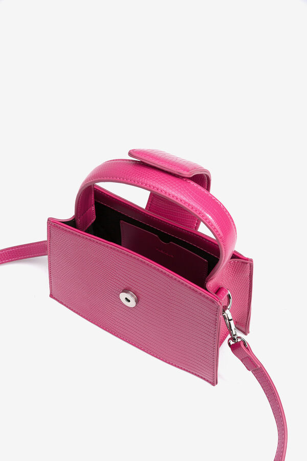 Vilanova Bolsa com aba rosa