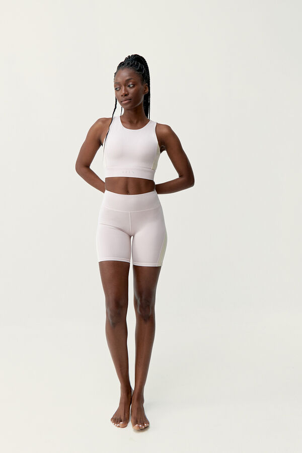 Born Living Yoga Top Latika Pink Soft/Tapioca Soft rosa