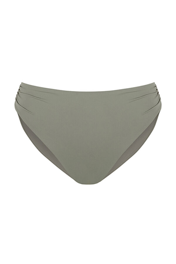 Women'secret Braga bikini alta verde kaki