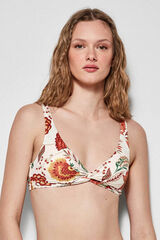 Gisela Top bikini triangular blanco