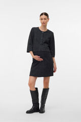 Mamalicious Blazer de gola redonda para maternity cinzento