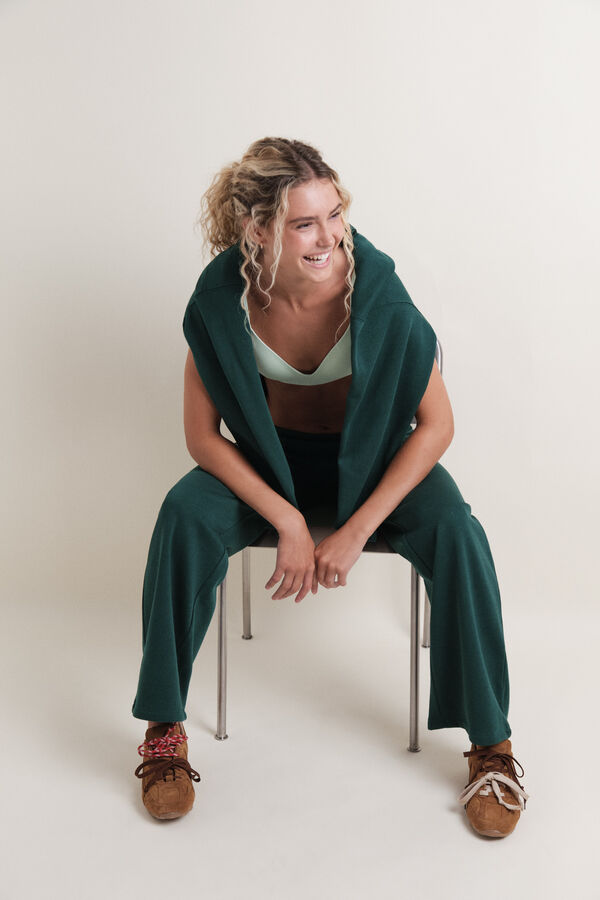 HI&BYE Sujetador triangular relleno fijo verde verde