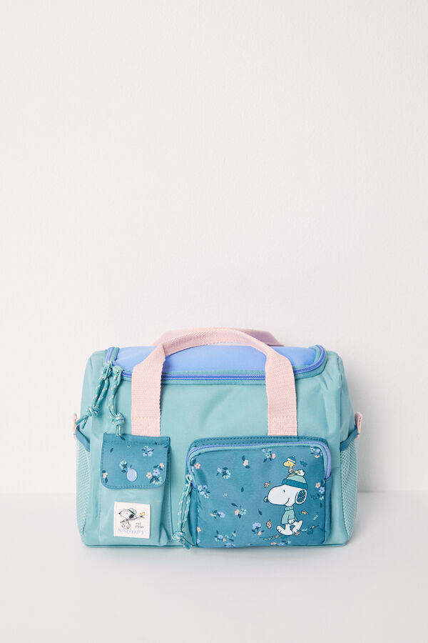 Women'secret Neceser grande color block Snoopy verde