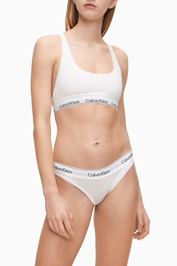 Calvin Klein Bragas cinturilla el&aacute;stica Modern Cotton&nbsp; blanco