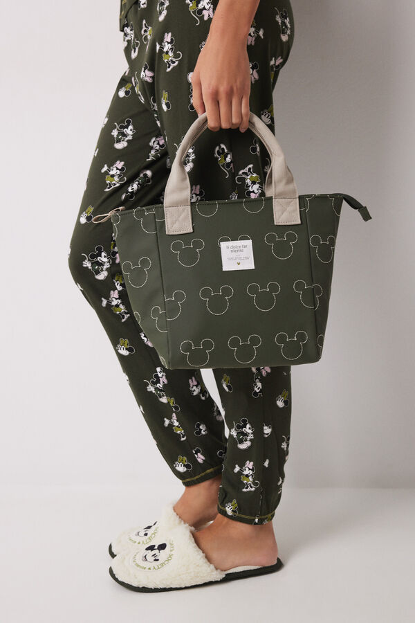 Women'secret Bolsa t&eacute;rmica porta alimentos Mickey Mouse kaki