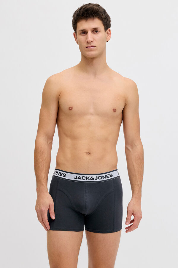 Jack & Jones Pack 3 boxer combinado logo azul