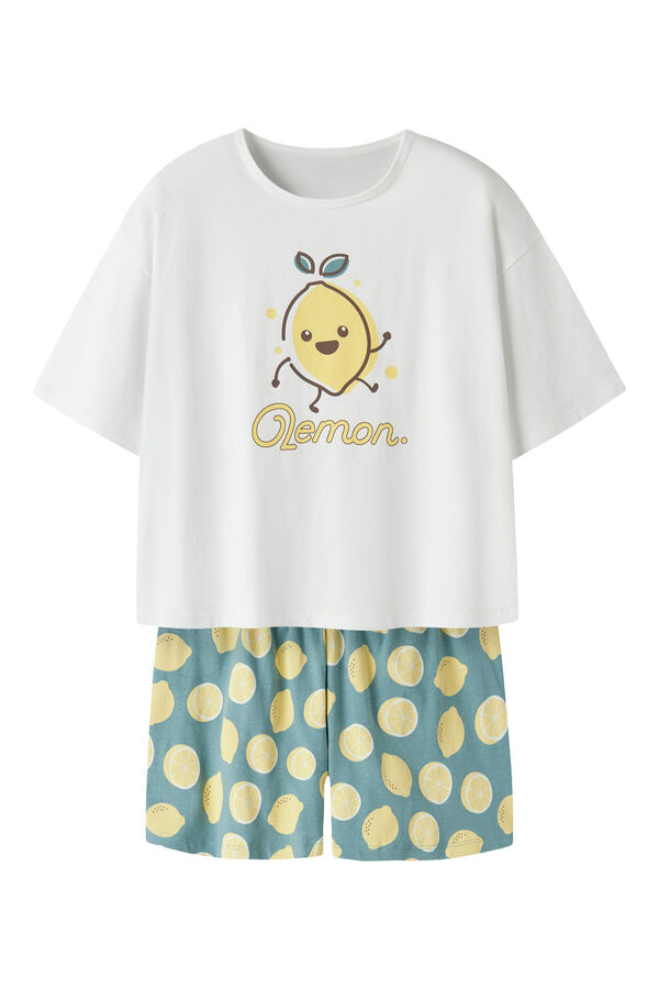 Name it Pijama curto de menina azul