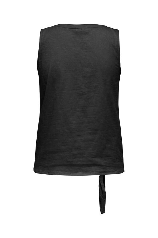 Only Play T-shirt de al&ccedil;as preto