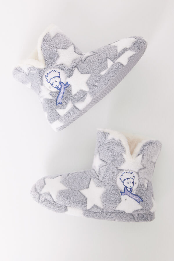 Women'secret Chinelos de casa botas de pele "O Pequeno Pr&iacute;ncipe"   rosa