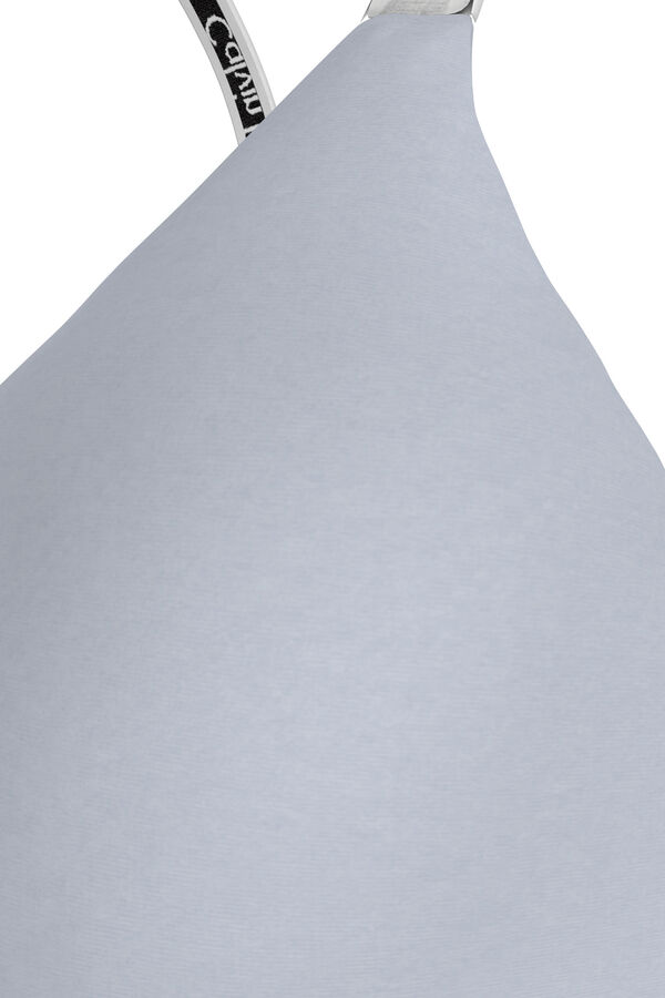 Calvin Klein bralette com logo CK azul