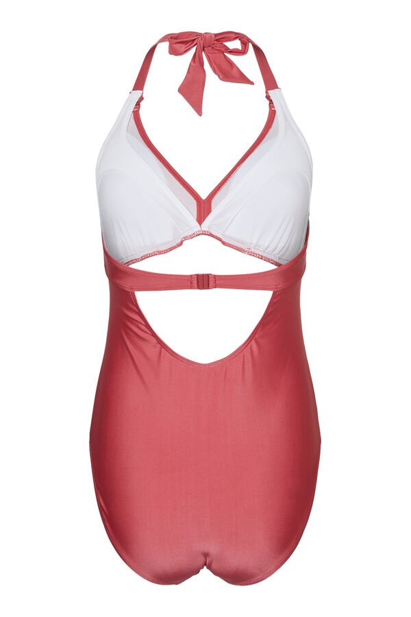 Mamalicious Maiô maternity e amamentação rosa